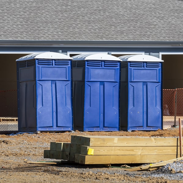 how often are the porta potties cleaned and serviced during a rental period in Rochester Kentucky